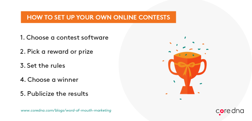 How to set up online contests to generate word of mouth