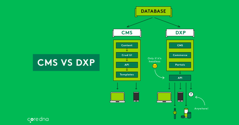 DXP vs CMS