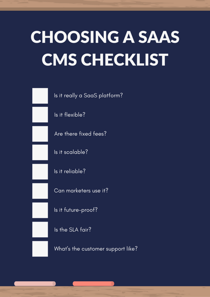 Image. How to choose a Software as a Service (SaaS) CMS: 9 things to look for