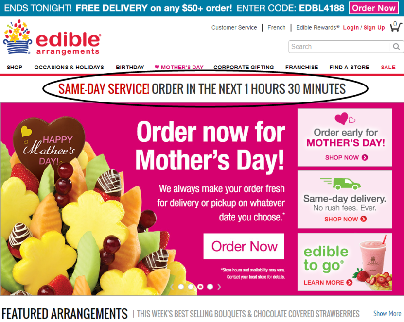 Image. Make small changes: Edible Arrangements increases same-day sales by 8%