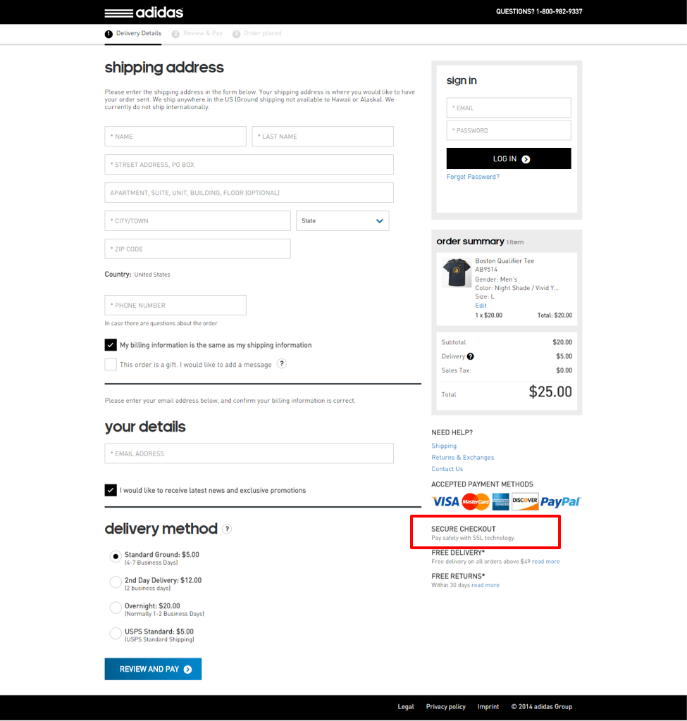 Image. Secure checkout badges