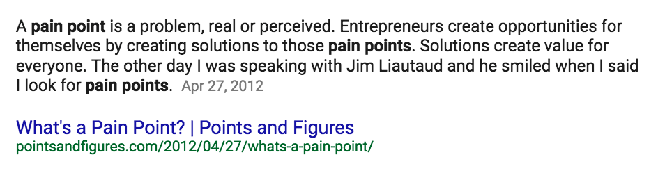 Image1. What is a customer pain point?