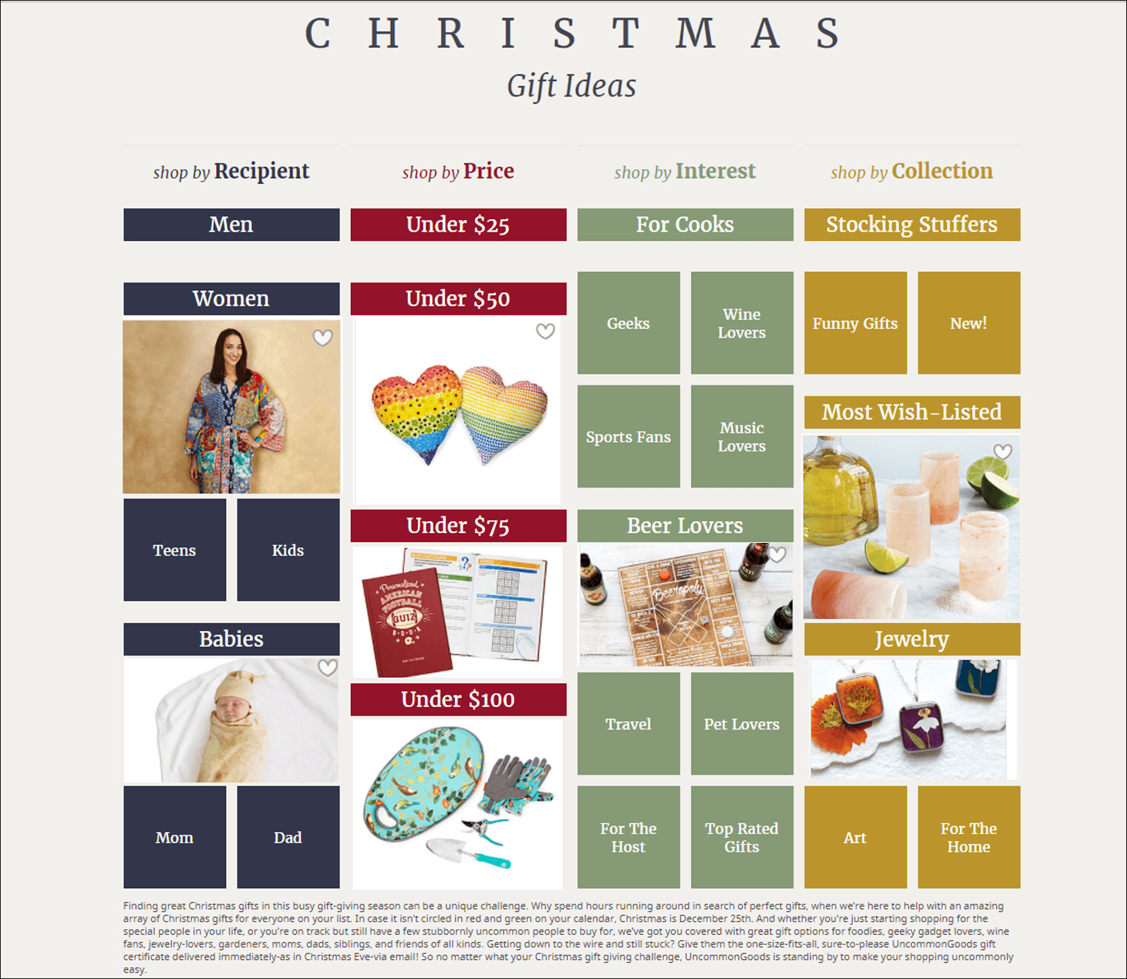 Image 3. [BFM idea #3] Create gift guides for the “givers”